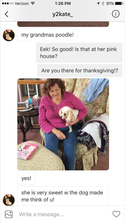 When Teresa called me