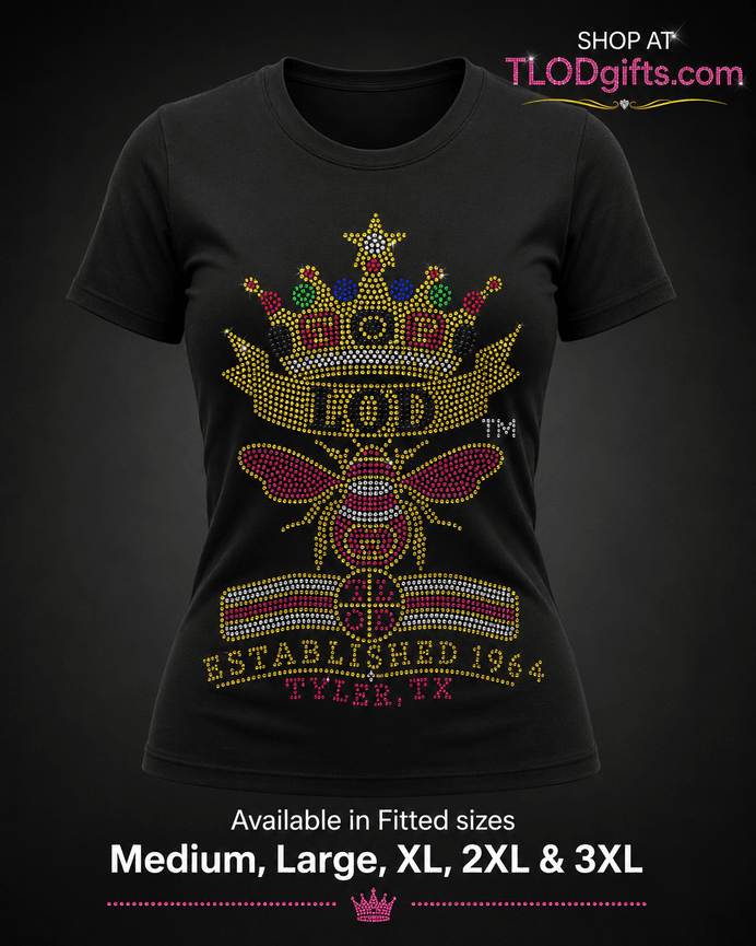 TLOD Gucci Bee Bling Tee (Black)