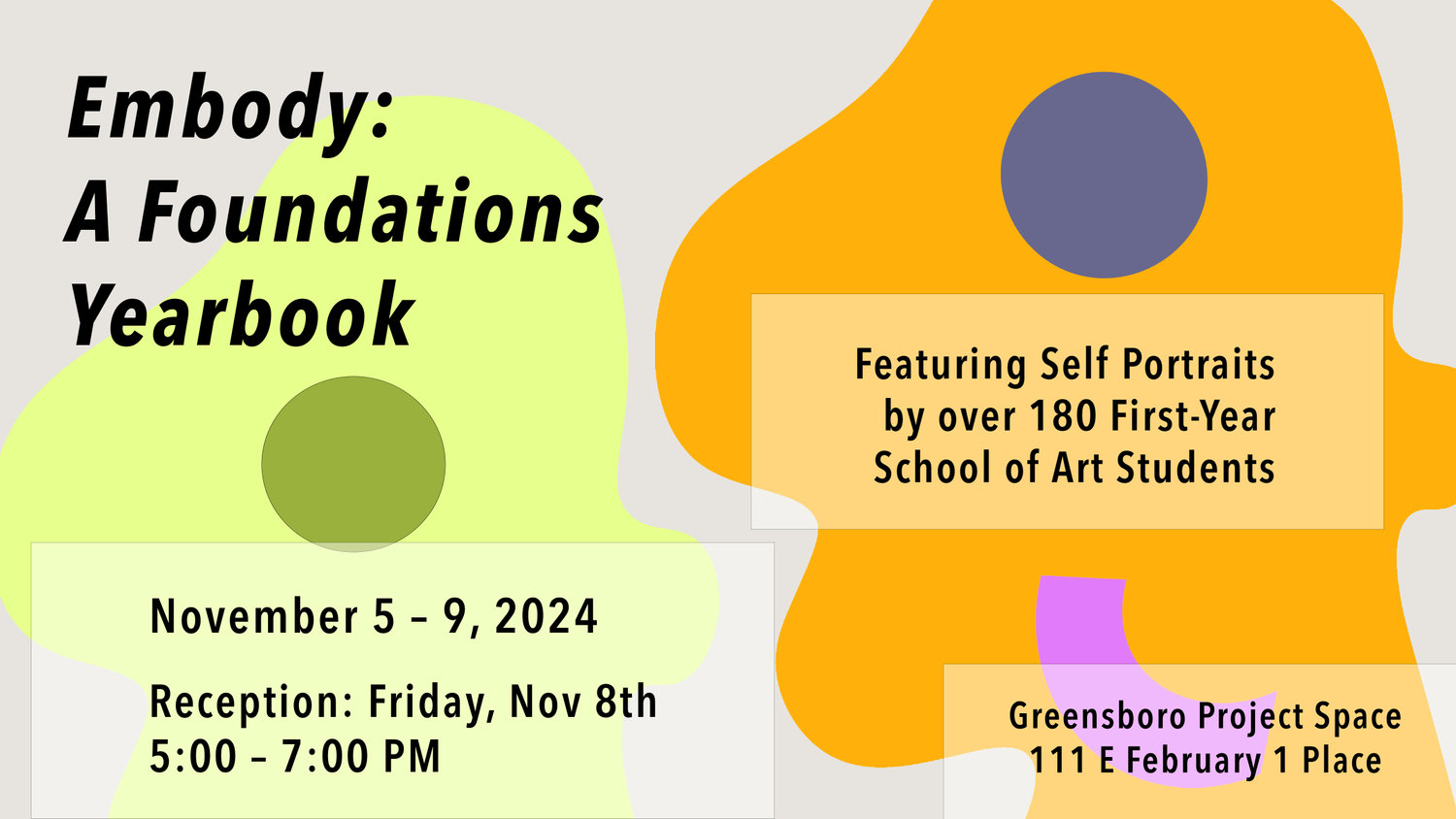 2026 MFA Thesis Exhibition: Sammi Eady