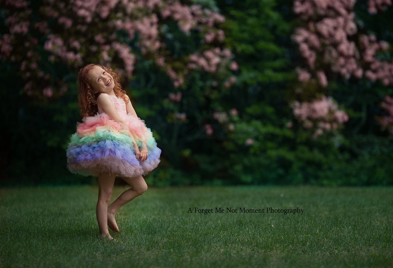Rainbow Pouf