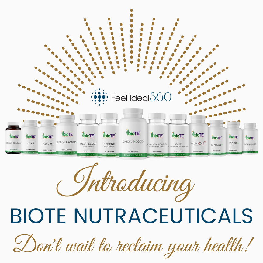 New Biote Nutraceuticals Supplements Feel Ideal 360 Med Spa