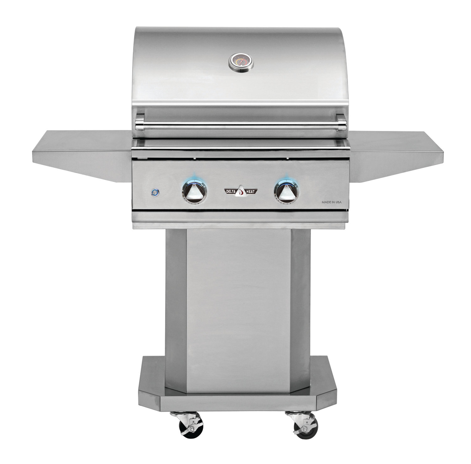 Delta Heat 26Inch 2Burner Gas Grill on Cart Original Grills