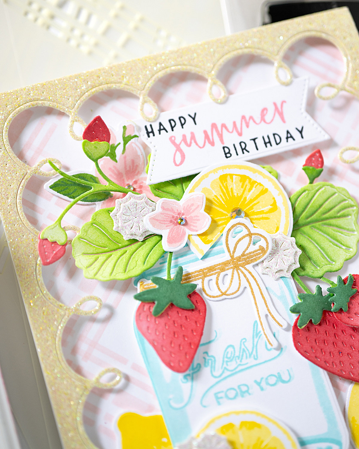 Citrus & Sparkle: A Summer Birthday Card from The Greetery - Lea Lawson ...