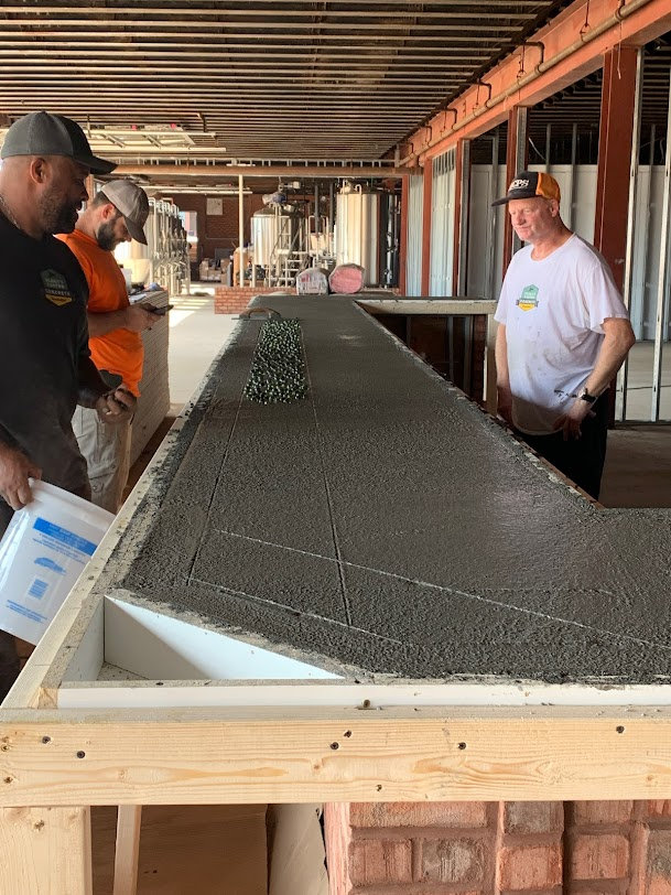 Concrete Countertop Installers of Greensboro, NC Scout's Custom Concrete