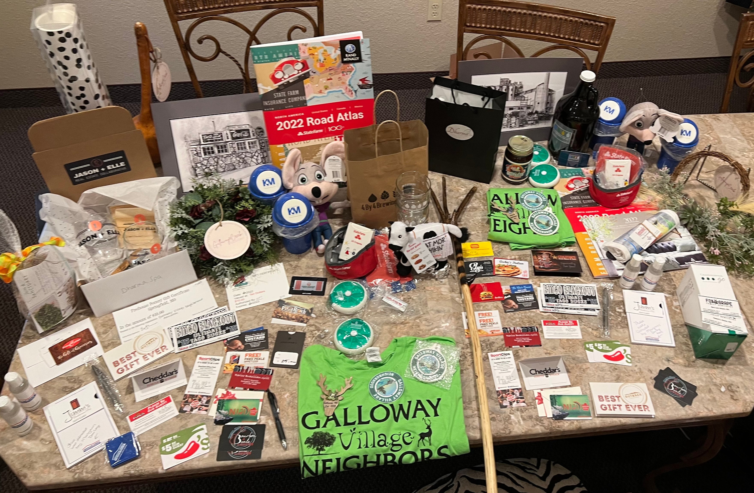 5 Raffle Tickets for Pancake Breakfast Basket Galloway Village