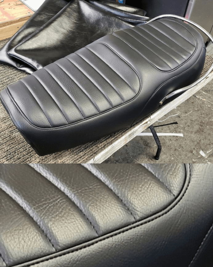 How to Make a Pleated Seat Cover for a Motorcycle 