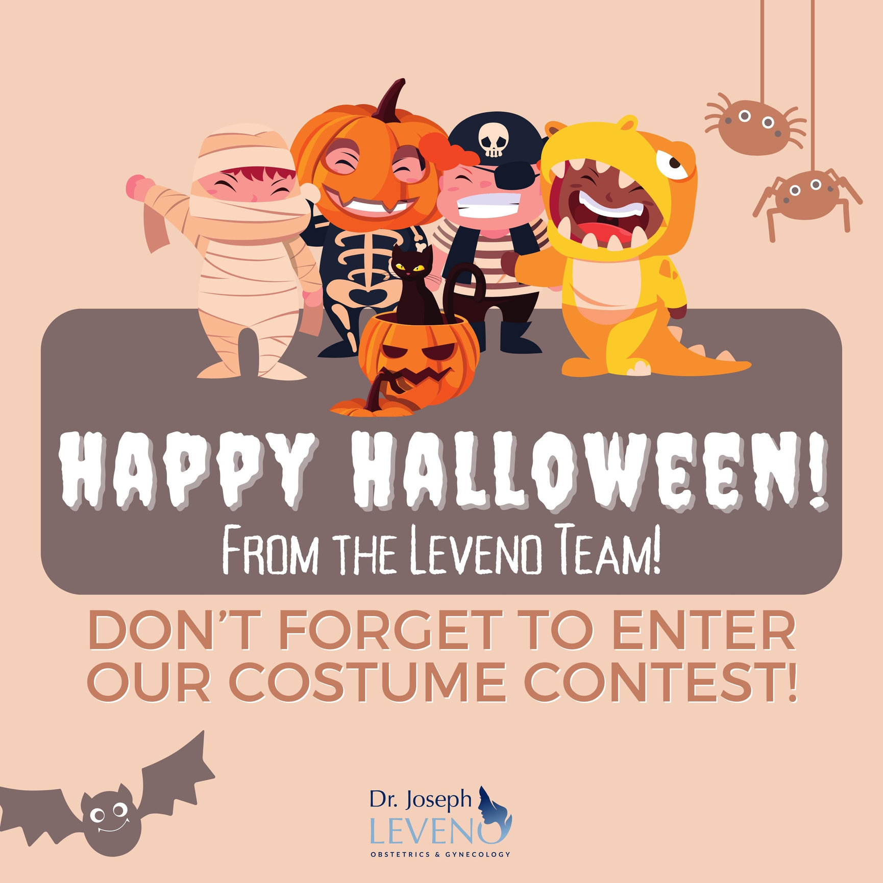 Dr. Leveno's Says Happy Halloween in Plano, Tx Dr. Joseph Leveno