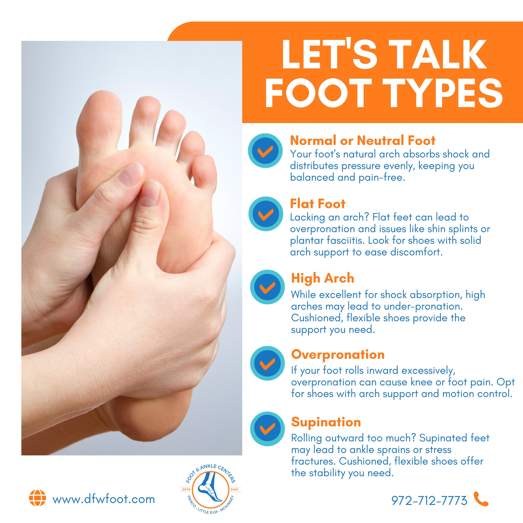 Let's talk foot types in Frisco, Little Elm, and McKinney - Foot ...