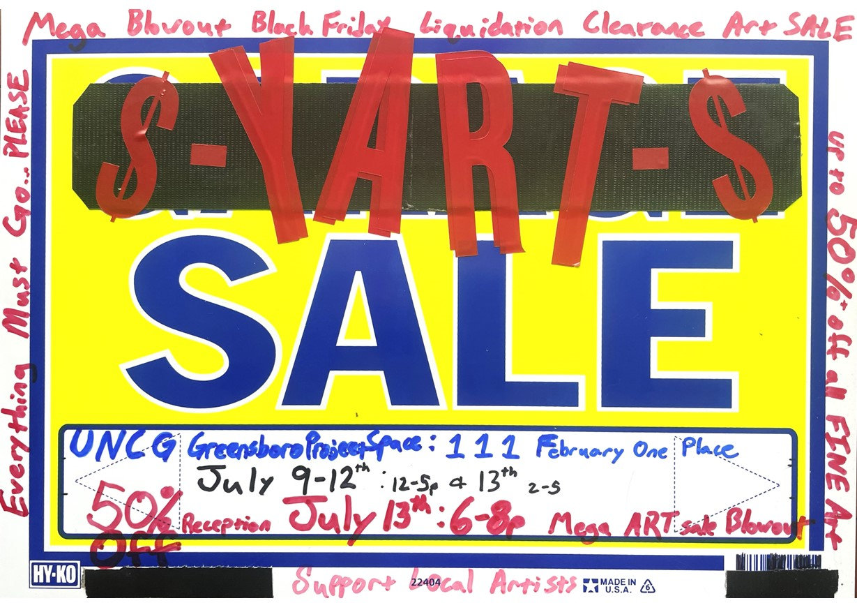 YART SALE - Greensboro Project Space