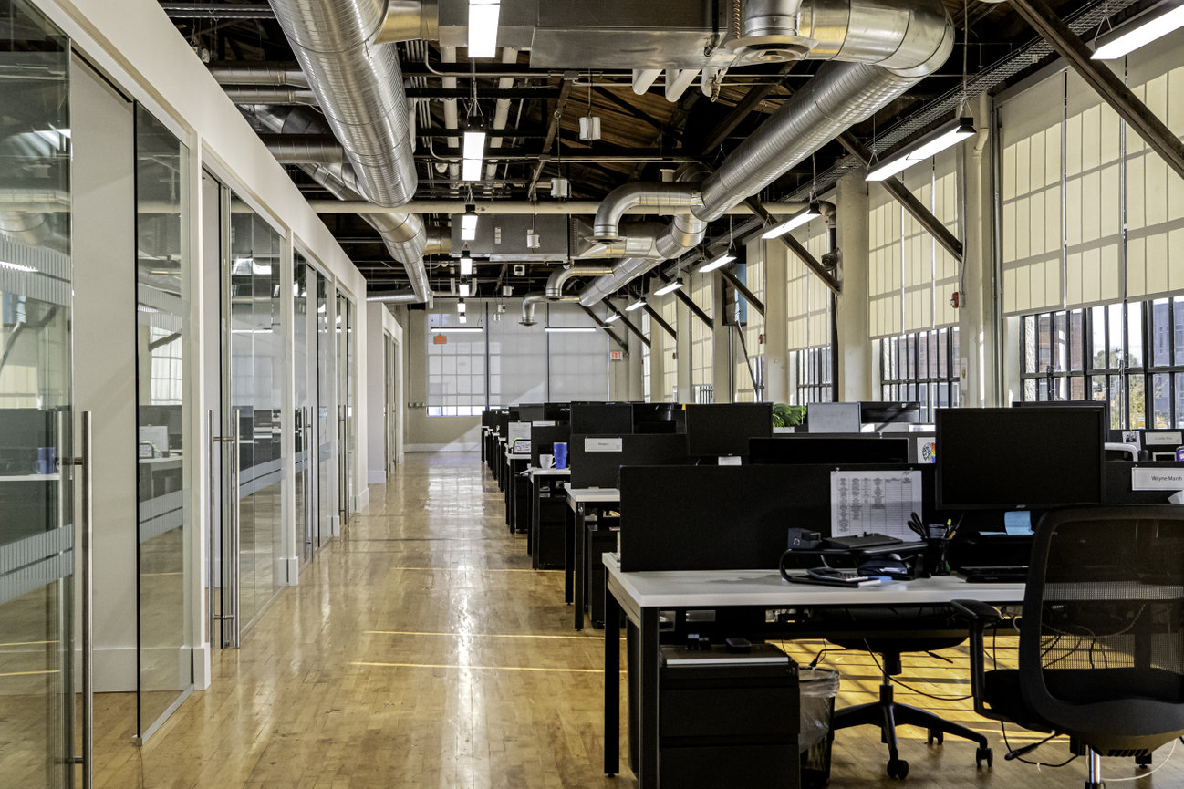 Office space in the Gateway Building in Greensboro's SouthEnd